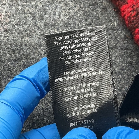 Mackage Wool-Blend Coat | Size S | Red & Black | NWOT - Picture 7 of 8